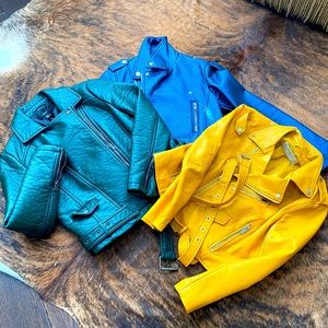 Colorful Faux Leather Trio